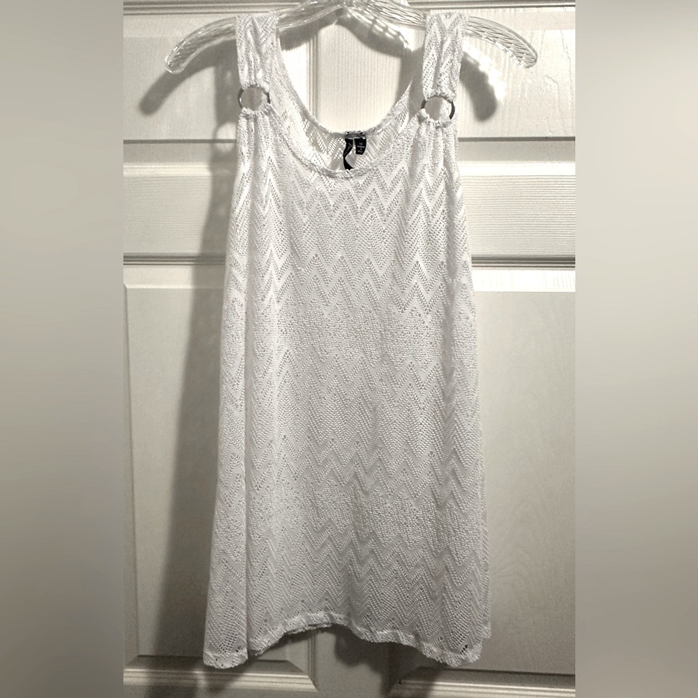 Porto Cruz Crochet Swim Cover Dress. Size Med. Like New!
